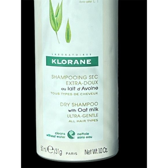 Klorane Dry Shampoo with Oat Milk 1.0 oz Travel Size Spray - Picture 1 of 3